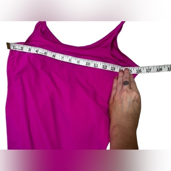 skims fits everybody slip dress neon bright pink extra large - Picture 5 of 9